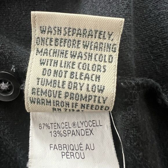 L.L Bean Midi Dress XL Polo Faded Black - Picture 5 of 6